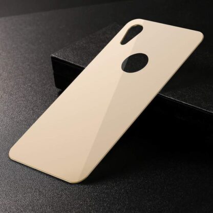 Baseus iPhone Xr 0,3 mm Vollständige Abdeckung gebogenes T-Glas Rückenschutz Gold (SGAPIPH61-BM0V). - Image 8