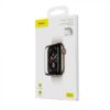 Baseus iWatch 0,2 mm Vollbild gewölbter T-Glas Soft Displayschutz 42mm, Schwarz (SGAPWA4-F01).
