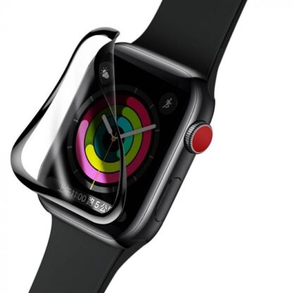 Baseus iWatch 0,2 mm Vollbild gewölbter T-Glas Soft Displayschutz 42mm, Schwarz (SGAPWA4-F01). - Image 9