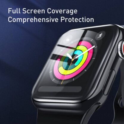 Baseus iWatch 0,2 mm Vollbild gewölbter T-Glas Soft Displayschutz 42mm, Schwarz (SGAPWA4-F01). - Image 10
