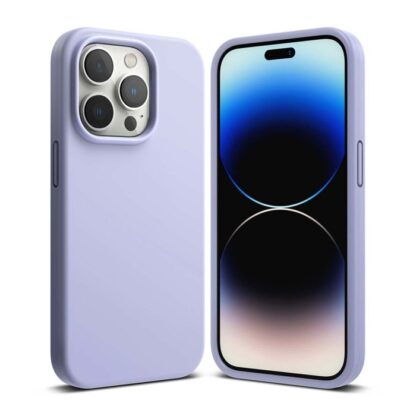 Ringke iPhone 14 Pro Hülle Silikon Lavendel