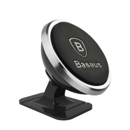 Baseus Autohalterung Magnetische Handyhalterung für Armaturenbrett 360 Grad, Silber (SUCX140012) - Image 2