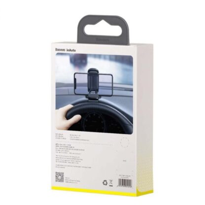 Baseus Auto-Halterung Big Mouth Pro Serie Halter (4,7 - 6,5 Zoll) Schwarz (SUDZ-A01) - Image 3