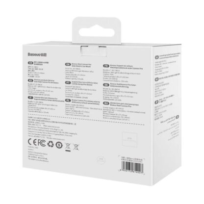 Baseus Auto-Halterung Steel Cannon Pro Solar Elektrische Handyhalterung passend für 5,4 bis 6,7 Zoll, Schwarz (SUGP010001) - Image 2
