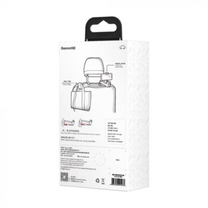 Baseus Autohalterung Kopfstützen-Handyhalterung für 4,0-6,5 Zoll schwarz (SUHZ-A01). - Image 8
