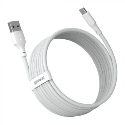 Baseus Type-C Einfachheitskabel (2 Stück/Set) 5A 1,5m Weiß (TZCATZJ-02) - Image 16