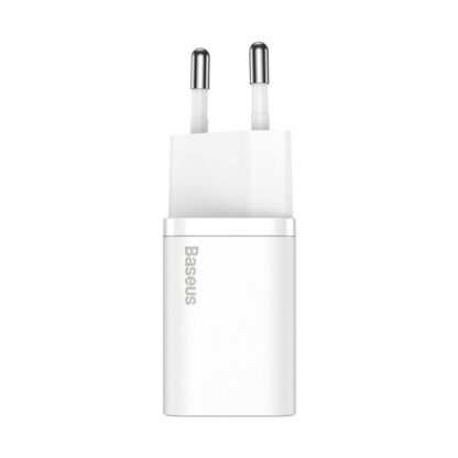 Baseus Reiseladegerät-Set Super Si 1C QC (mit Simple Wisdom Kabel Typ-C zu Lightning 1m) 20W EU Weiß (TZCCSUP-B02) - Image 14
