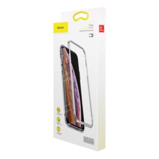 Baseus iPhone Xs Hülle Magnetit-Hardware Silber (WIAPIPH58-CS0S)