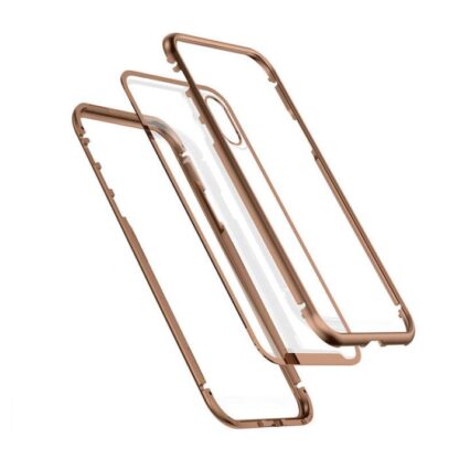 Baseus iPhone Xs Hülle Magnetit-Hardware Gold (WIAPIPH58-CS0V) - Image 4