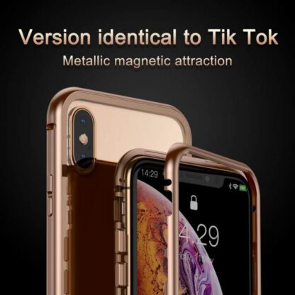 Baseus iPhone Xs Hülle Magnetit-Hardware Gold (WIAPIPH58-CS0V) - Image 6