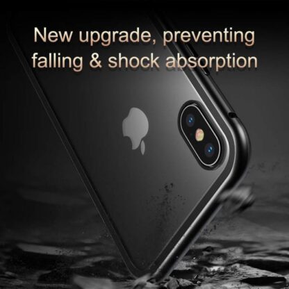 Baseus iPhone Xs Hülle Magnetit-Hardware Gold (WIAPIPH58-CS0V) - Image 9