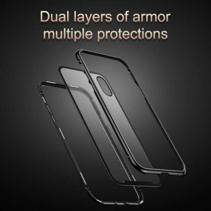 Baseus iPhone Xr Hülle Magnetit-Hardware Silber (WIAPIPH61-CS0S) - Image 3