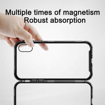 Baseus iPhone Xr Hülle Magnetit-Hardware Silber (WIAPIPH61-CS0S) - Image 6