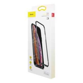 Baseus iPhone Xs Max Hülle Magnetische Hardware Schwarz (WIAPIPH65-CS01)
