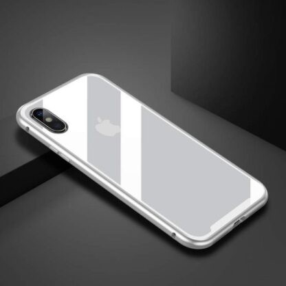 Baseus iPhone X Hülle Magnet-Hardware Silber (WIAPIPHX-CS0S) - Image 8