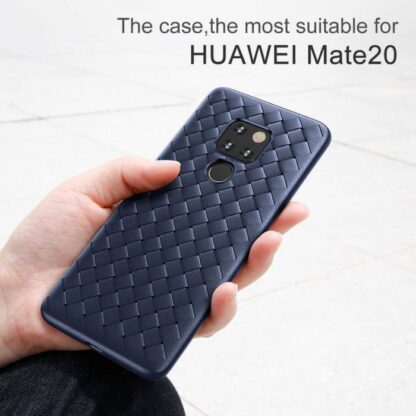 Baseus Huawei Mate 20 Hülle BV Weben Blau (WIHWMATE20-BV03) - Image 8
