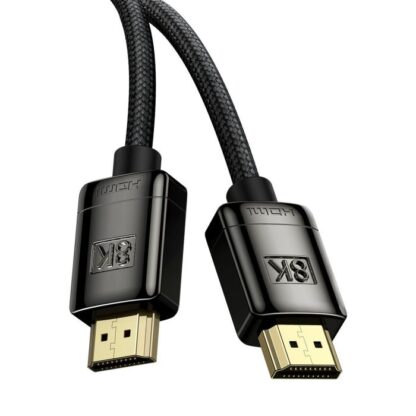 Baseus Videokabel High Definition Serie HDMI2.1, HDMI 8K, 2.0 4K, 60 Hz, 1m, Schwarz (WKGQ000001) - Image 4