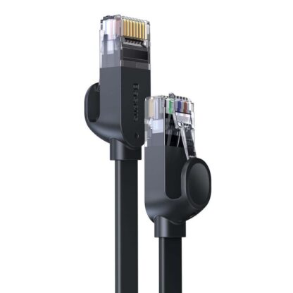 Baseus Netzwerkkabel High Speed (CAT6) von RJ45 (Flachkabel) 1 Gbps, 2m Schwarz (WKJS000101) - Image 5