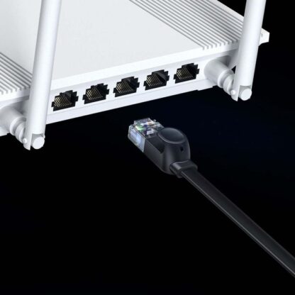 Baseus Netzwerkkabel High Speed (CAT6) von RJ45 (Flachkabel) 1 Gbps, 2m Schwarz (WKJS000101) - Image 11