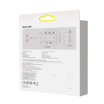 Baseus HUB Lite Series Adapter (USB-A auf 4xUSB-A 3.0 5Gb/s) Schwarz (WKQX030101) - Image 2