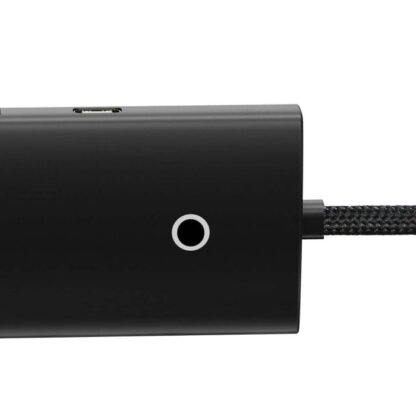 Baseus HUB Lite Series Adapter (USB-A auf 4xUSB-A 3.0 5Gb/s) Schwarz (WKQX030101) - Image 5
