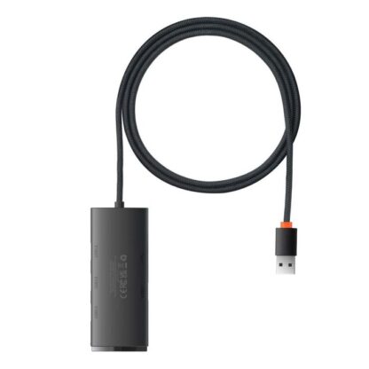 Baseus HUB Lite Series Adapter (USB-A auf 4xUSB-A 3.0 5Gb/s) Schwarz (WKQX030101) - Image 7