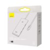 Baseus HUB Lite Serie 4-in-1 Adapter (Typ-C auf 4xUSB-A 3.0 5Gb/s) Kabel 2m, Schwarz (WKQX030501)