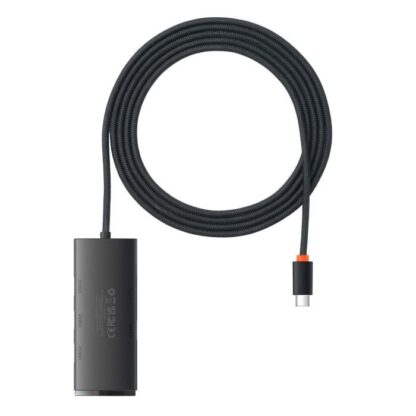 Baseus HUB Lite Serie 4-in-1 Adapter (Typ-C auf 4xUSB-A 3.0 5Gb/s) Kabel 2m, Schwarz (WKQX030501) - Image 6