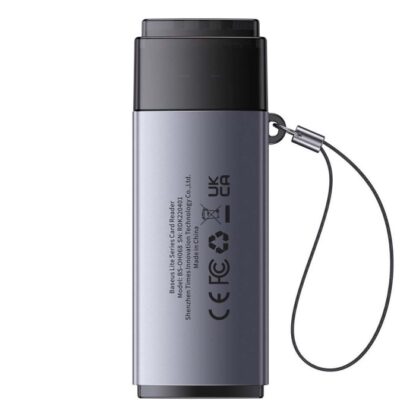 Baseus Kartenleser Lite Serie SD / TF zu USB-A, Grau (WKQX060013) - Image 4