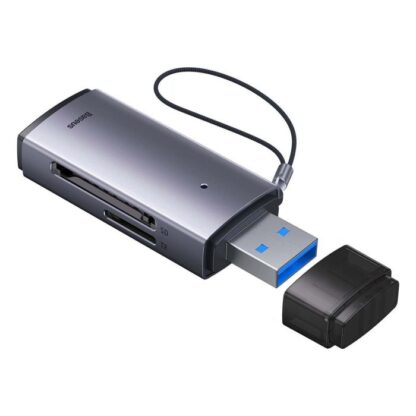 Baseus Kartenleser Lite Serie SD / TF zu USB-A, Grau (WKQX060013) - Image 6