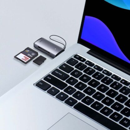 Baseus Kartenleser Lite Serie SD / TF zu USB-A, Grau (WKQX060013) - Image 8