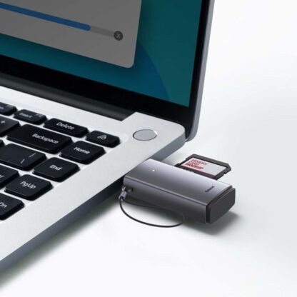 Baseus Kartenleser Lite Serie SD / TF zu USB-A, Grau (WKQX060013) - Image 9