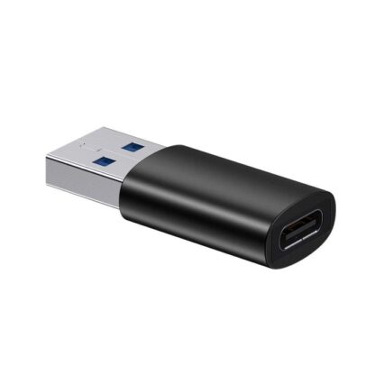 Baseus Konverter Ingenuity Series Mini OTG Adapter USB-A 3.1 Stecker auf Typ-C Buchse Schwarz (ZJJQ000101) - Image 3