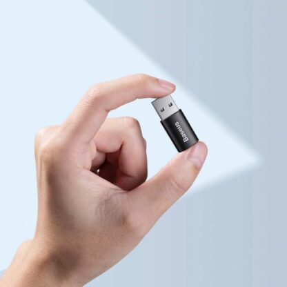 Baseus Konverter Ingenuity Series Mini OTG Adapter USB-A 3.1 Stecker auf Typ-C Buchse Schwarz (ZJJQ000101) - Image 14