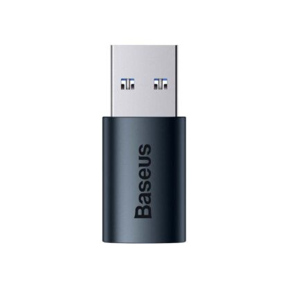 Baseus Adapter Ingenuity Serie Mini OTG Adapter USB-A 3.1 Stecker zu Typ-C Buchse Blau (ZJJQ000103). - Image 12