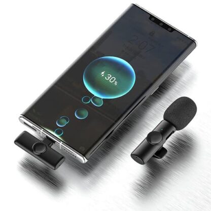 Kabelloses 360° Lavalier Mikrofon Lightning Anschluss + Rauschunterdrückung - Image 4