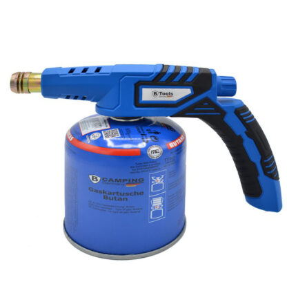 B-TOOLS Gasbrenner LÖTBRENNER Lötpistole Lötlampe für Schraubventil-Gaskartuschen - Image 2