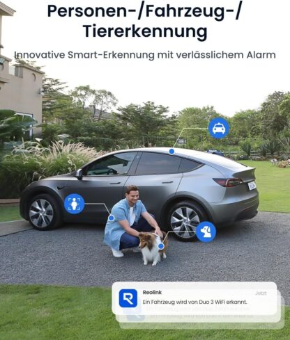 Reolink Duo 3 WiFi 16MP Überwachungskamera mit 180° Panoramablick - Image 8