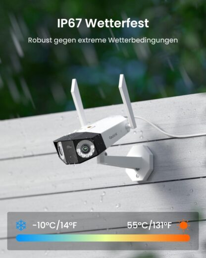 Reolink Duo 3 WiFi 16MP Überwachungskamera mit 180° Panoramablick - Image 2