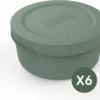 Spetina 6 Pizzateig-Boxen Eucalyptus