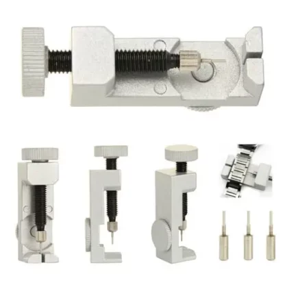 Universal Uhrenwerkzeug Stiftausdrücker für Armbanduhren, Silber - Image 4
