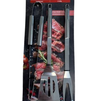 Grillwerkzeug-Set, 3tlg.