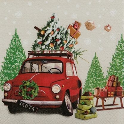 Servietten Weihnachten " Last Minute"