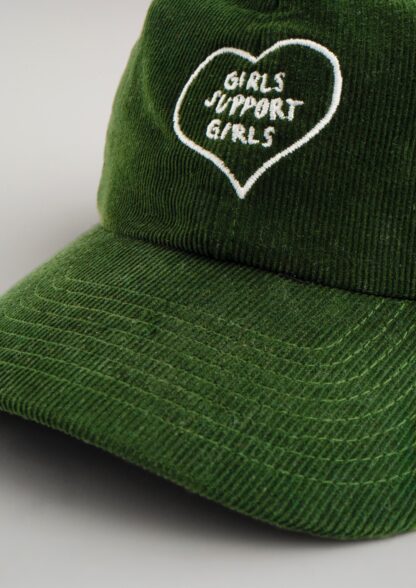 «Girls Support Girls» Courdroy Cap - Image 6