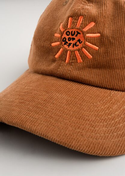 «Out of Office» Courdroy Cap - Image 3