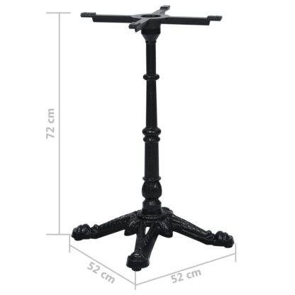 Bistrotisch-Gestell Schwarz 52x52x - Image 6