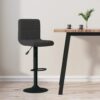 Barhocker,  Samt (100% Polyester), schwarz-pulverbeschichteter Stahl