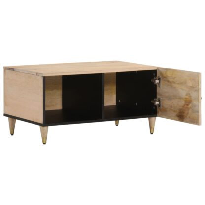 Couchtisch 80x50x40 cm Massivholz Mango - Image 2