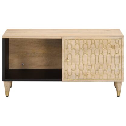Couchtisch 80x50x40 cm Massivholz Mango - Image 3