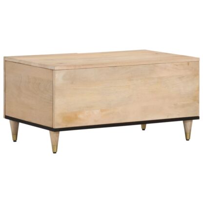 Couchtisch 80x50x40 cm Massivholz Mango - Image 5